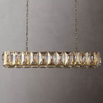 Harlow Chiseled Crystal Rectangle Chandelier 74"