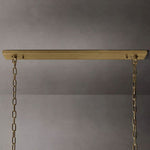 Harlow Chiseled Crystal Rectangle Chandelier 42"