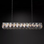 Harlow Chiseled Crystal Rectangle Chandelier 74"