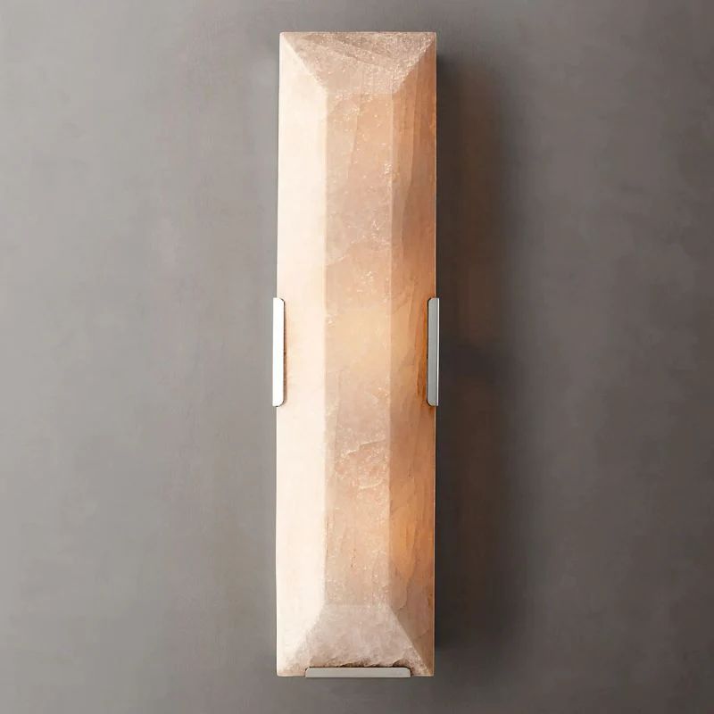 Harlow Chiseled Calcite Linear Wall Sconce