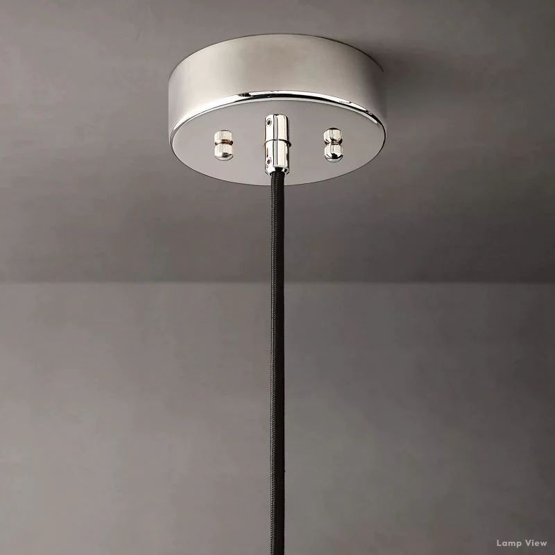 Harlow Mitered Calcite Pendant Light