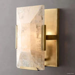 Harlow Chiseled Calcite Wall Sconce