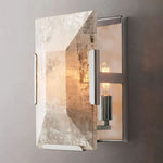Harlow Chiseled Calcite Wall Sconce