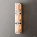 Harlow Chiseled Calcite Triple Wall Sconce