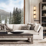 Harlow Chiseled Calcite Triple Wall Sconce
