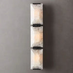 Harlow Chiseled Calcite Triple Wall Sconce