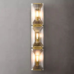 Harlow Chiseled Crystal Triple Wall Sconce