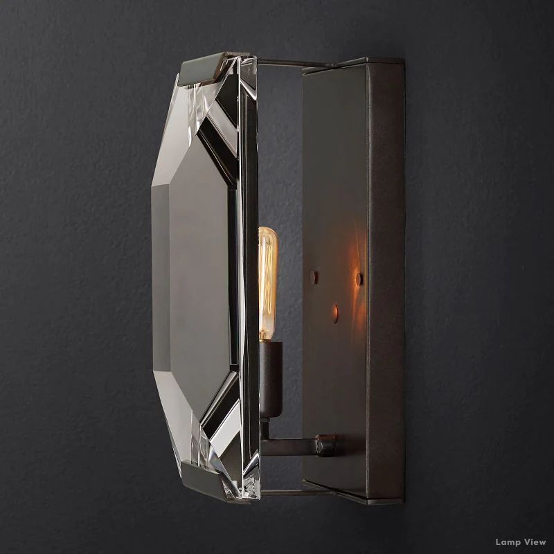 Harlow Chiseled Crystal Wall Sconce