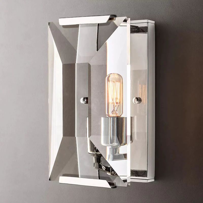 Harlow Chiseled Crystal Wall Sconce