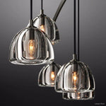 Hemisphere Domed Crystal Round Chandelier 60"