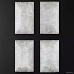 Harlow Mitered Calcite Rectangle Chandelier 42"