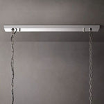 Harlow Chiseled Calcite Rectangle Chandelier 62"