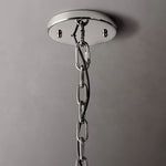 Harlow Chiseled Calcite Round Chandelier 19"