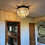 Odeon Layered Crystal Flush Mount