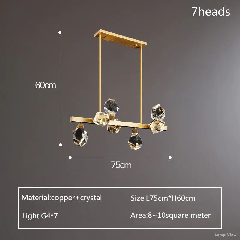 Angle Linear Chandelier