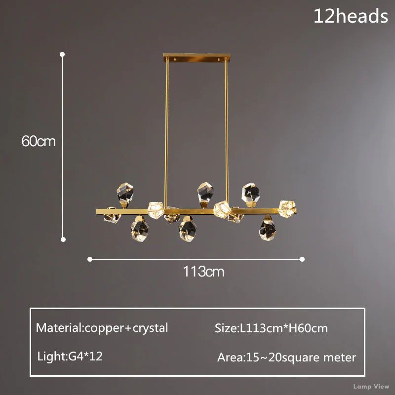 Angle Linear Chandelier