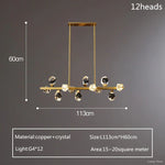Angle Linear Chandelier
