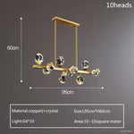 Angle Linear Chandelier