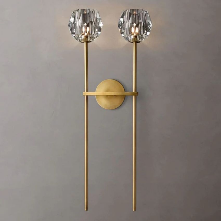 Boule Geometric Cristal Grand Wall Sconce