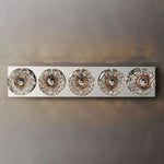 Boule Geometric Cristal Linear Wall Sconce