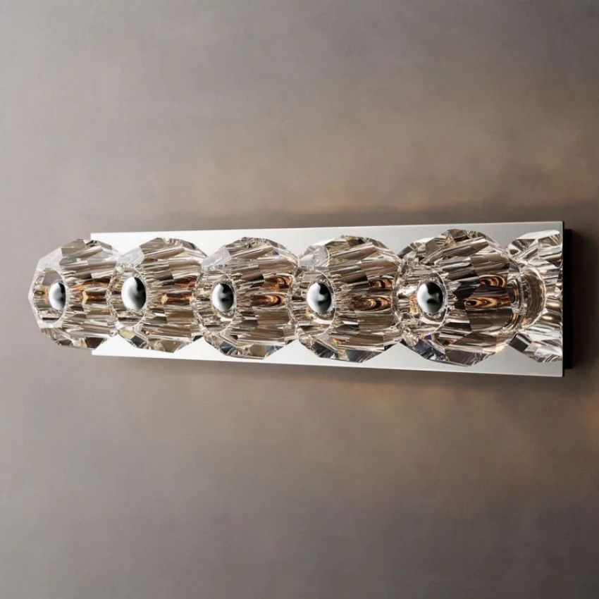Boule Geometric Cristal Linear Wall Sconce