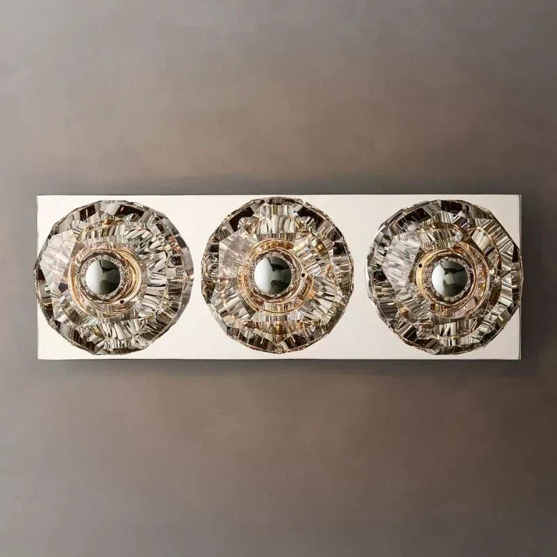 Boule Geometric Cristal Linear Wall Sconce