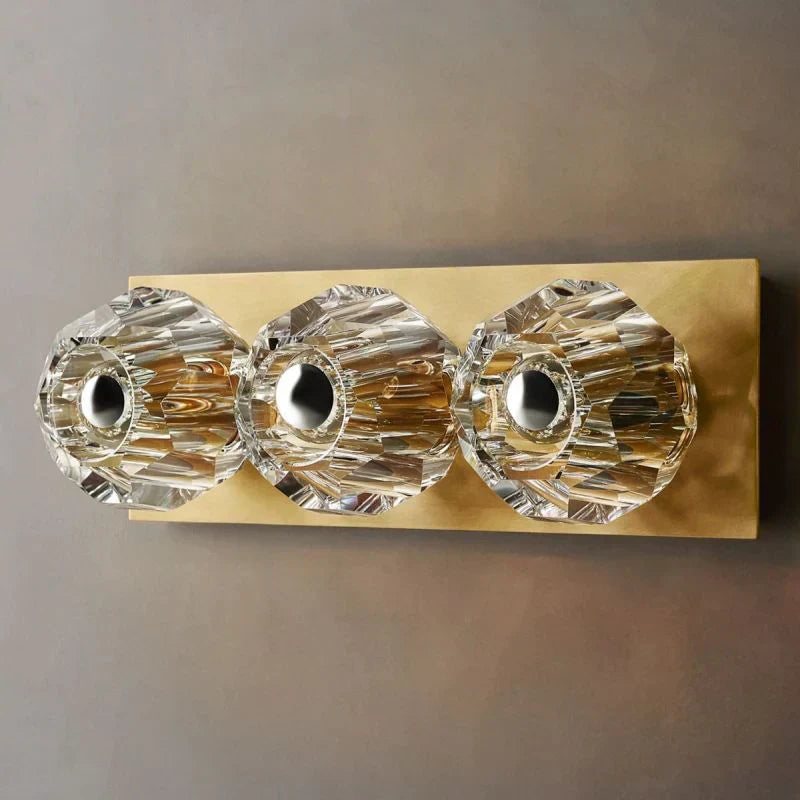 Boule Geometric Cristal Linear Wall Sconce