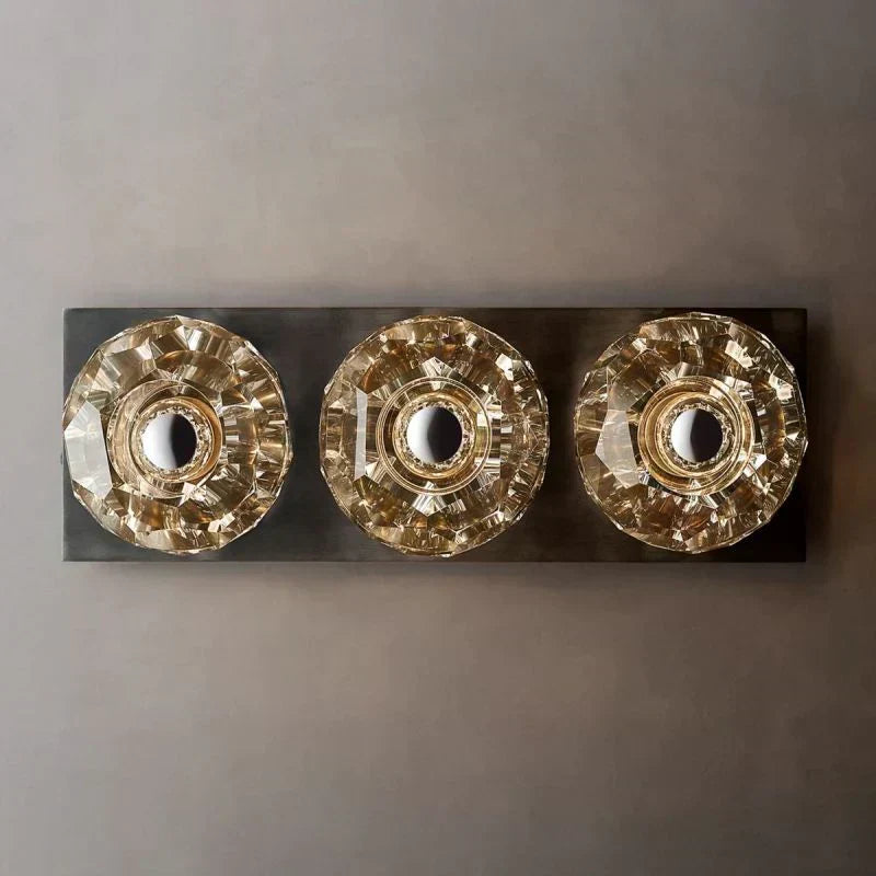 Boule Geometric Cristal Linear Wall Sconce