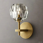 Boule Geometric Cristal Short Wall Sconce