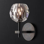 Boule Geometric Cristal Short Wall Sconce