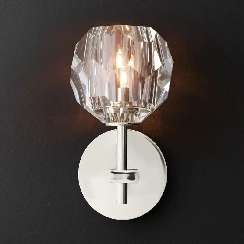 Boule Geometric Cristal Short Wall Sconce