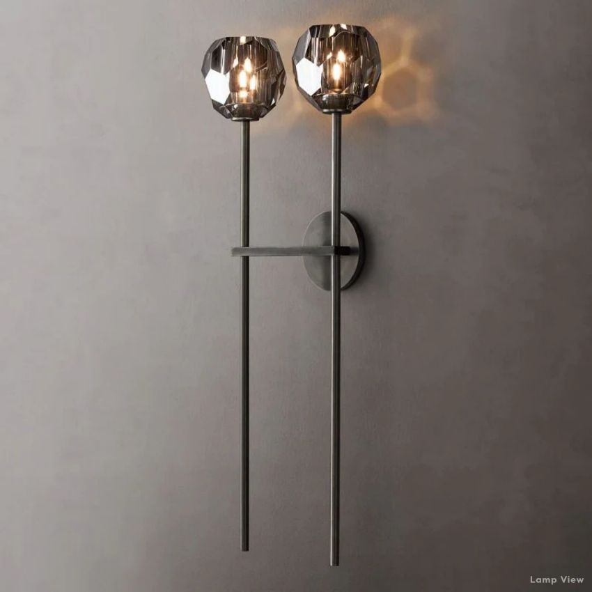 Boule Geometric Cristal Grand Wall Sconce