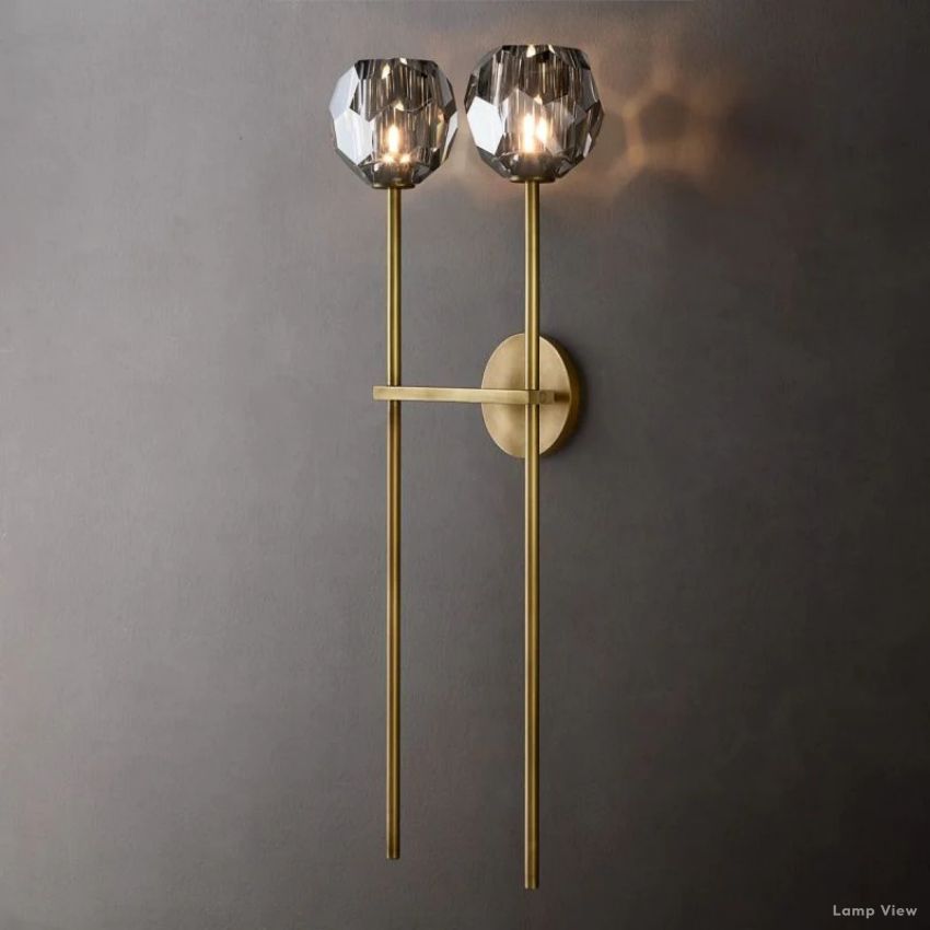 Boule Geometric Cristal Grand Wall Sconce