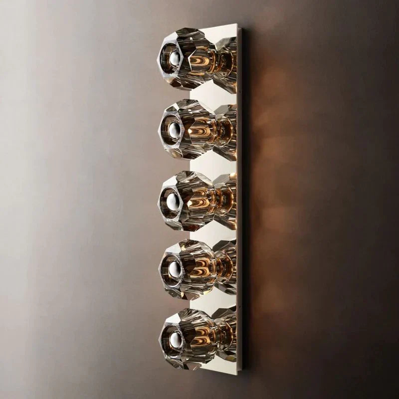 Boule Geometric Cristal Linear Wall Sconce