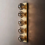 Boule Geometric Cristal Linear Wall Sconce