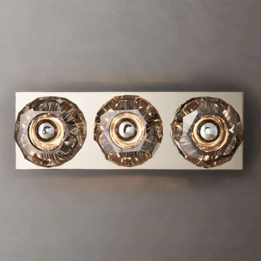 Boule Geometric Cristal Linear Wall Sconce