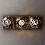 Boule Geometric Cristal Linear Wall Sconce