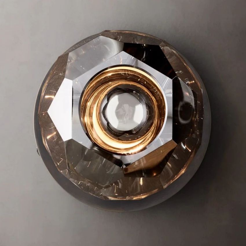 Boule Geometric Cristal Petite Wall Sconce