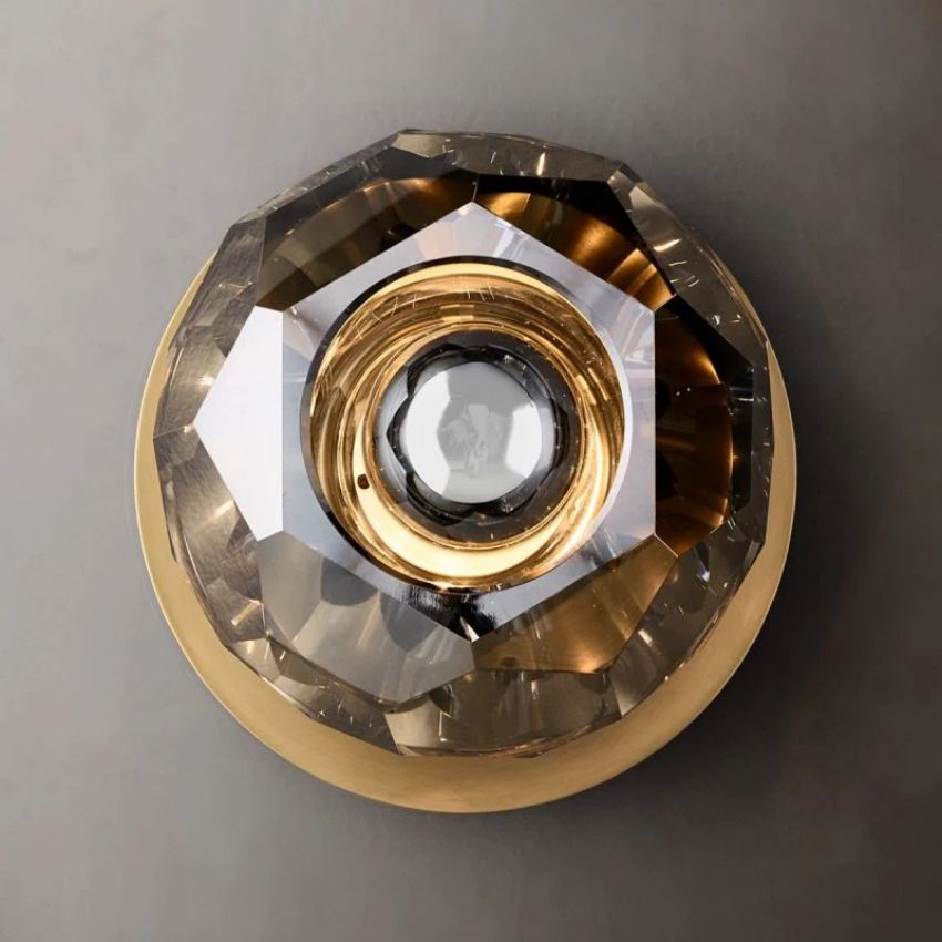 Boule Geometric Cristal Petite Wall Sconce