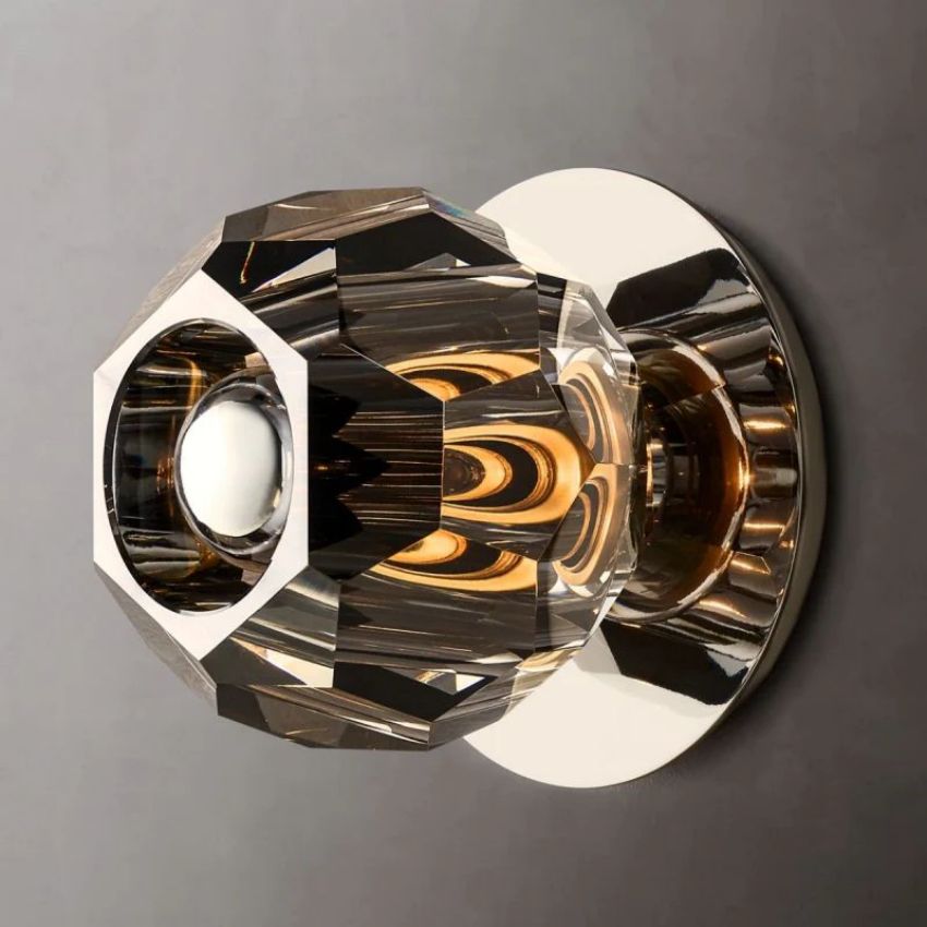 Boule Geometric Cristal Petite Wall Sconce