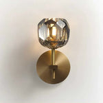 Boule Geometric Cristal Short Wall Sconce