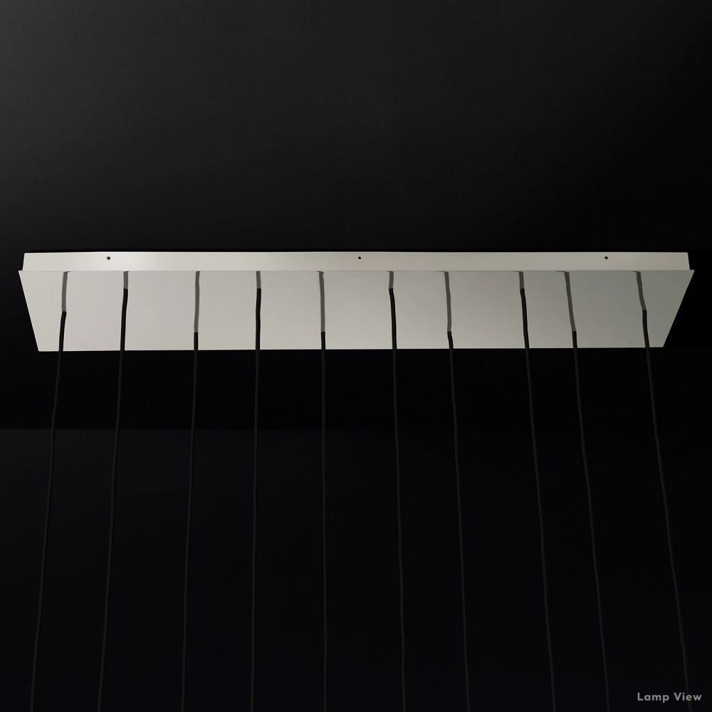 Aquitaine Conical Form Linear Chandelier 48"
