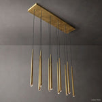 Aquitaine Conical Form Linear Chandelier 48"