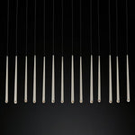 Aquitaine Conical Brass Linear Chandelier 72"