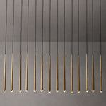 Aquitaine Conical Brass Linear Chandelier 72"