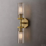 Lambert Hexagonal Shade Double Wall Sconce
