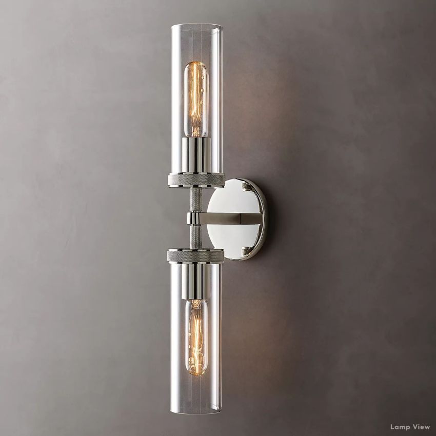 Lambert Cylindrical Shade Double Wall Sconce