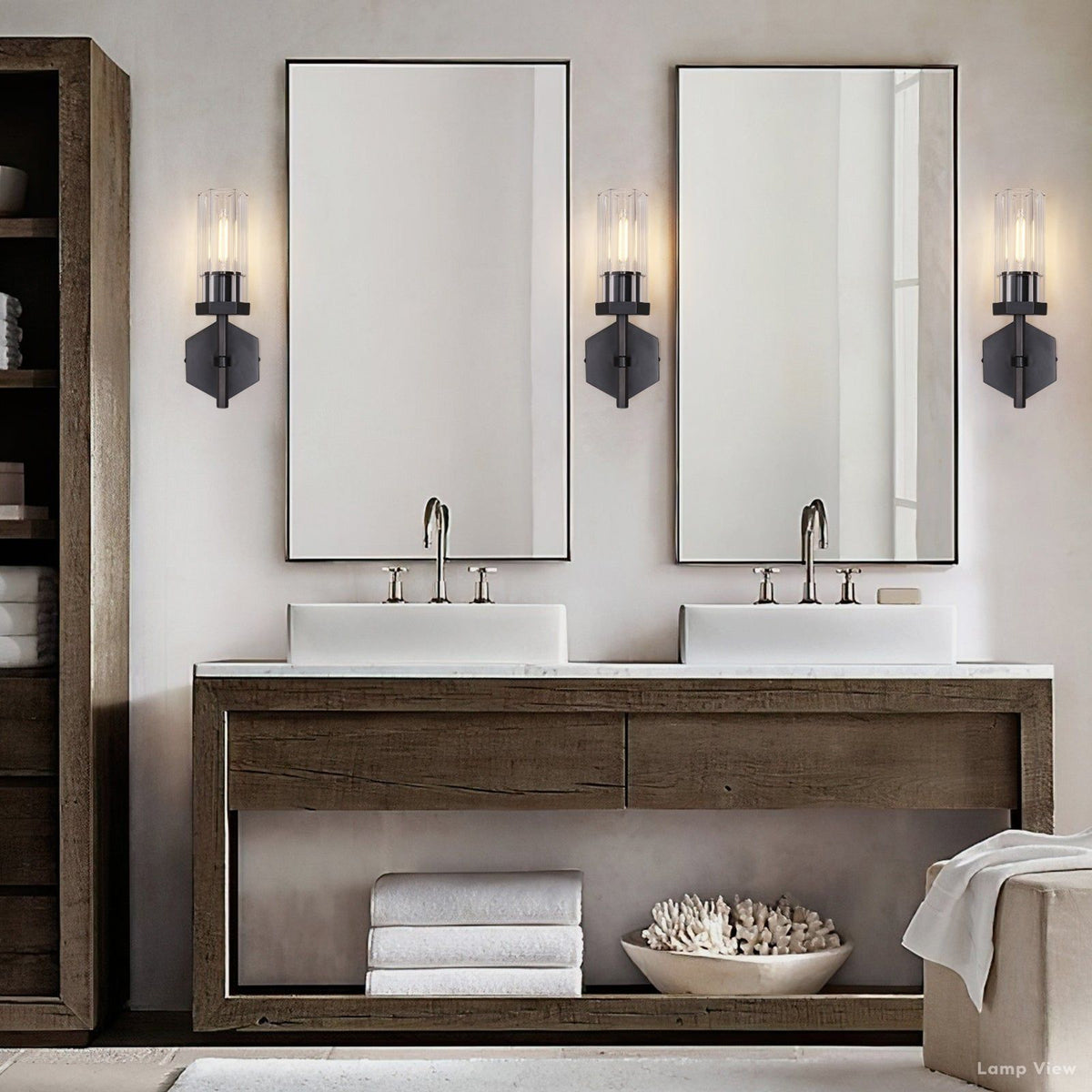 Lambert Hexagonal Shade Wall Sconce
