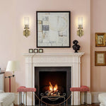 Lambert Hexagonal Shade Double Wall Sconce