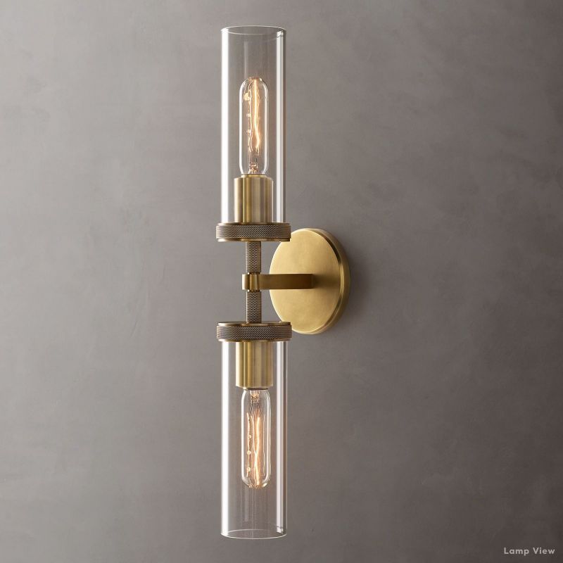 Lambert Cylindrical Shade Double Wall Sconce